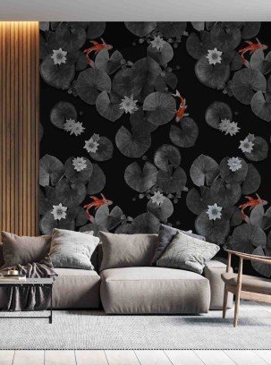 LOTUS - black - 100 x 270