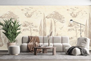 MEDITERRANEAN - sepia - 100 x 270