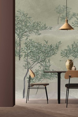 OLIVE TREES - green - 100 x 270