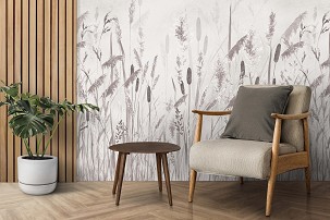 REED - grey - 100 x 270