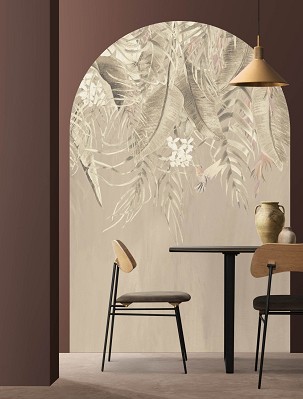 TROPICAL - sepia - 100 x 150