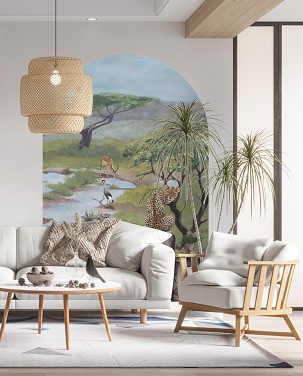 SAVANNA - green - 100 x 150