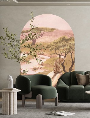 SAVANNA - brown - 100 x 150