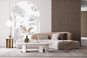 MEDITERRANEAN - monochrome - 100 x 150