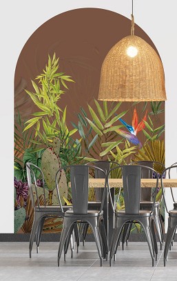 MEXICO - terracotta - 100 x 150