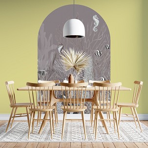 OCEAN - brown - 100 x 150