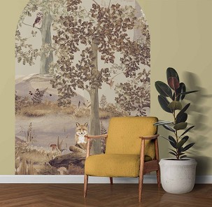 FOREST - brown - 100 x 150