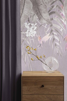 TROPICAL - purple - 100 x 270