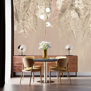 TROPICAL - sepia - 100 x 270