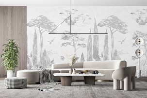 MEDITERRANEAN - monochrome - 100 x 300