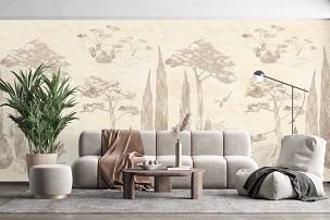 MEDITERRANEAN - sepia - 100 x 300