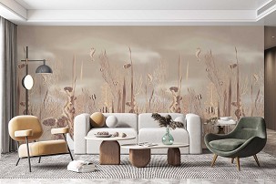 OCEAN - sepia - 100 x 300