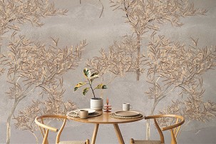 Olive Trees - Brown - 100 x 300