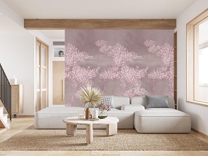 OLIVE TREES - rose - 100 x 300