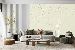 Pomegranate - Green - 100 x 300