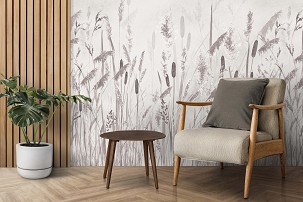 REED - grey - 100 x 300