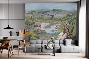 SAVANNA - green - 100 x 300