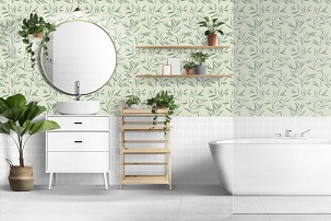 OLIVES - green - 100 x 300