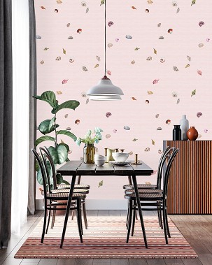 SHELLS - rose - 100 x 300