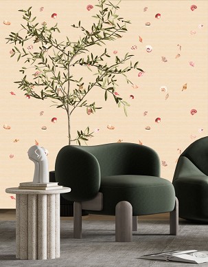 SHELLS - peach - 100 x 300