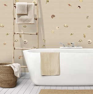 SHELLS - sepia - 100 x 300