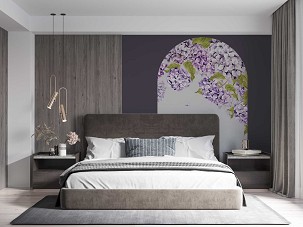 BLOOM - purple - 133 x 200