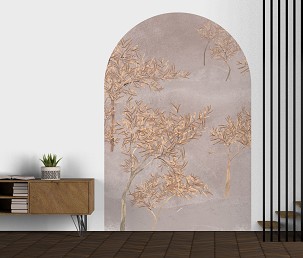 OLIVE TREES - brown - 133 x 200