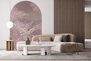 OLIVE TREES - rose - 133 x 200