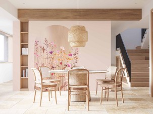 WILDFLOWERS - sepia - 133 x 200