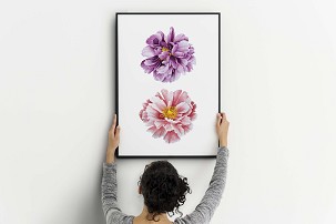 PEONIES - 60 x 90
