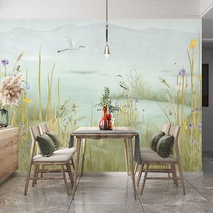 STILLNESS - green - 100x270