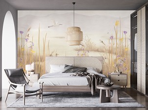 STILLNESS - sepia - 100x270