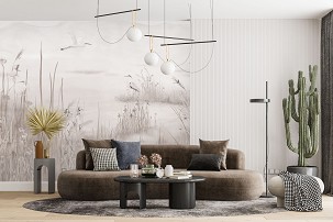 STILLNESS - grey - 100x270